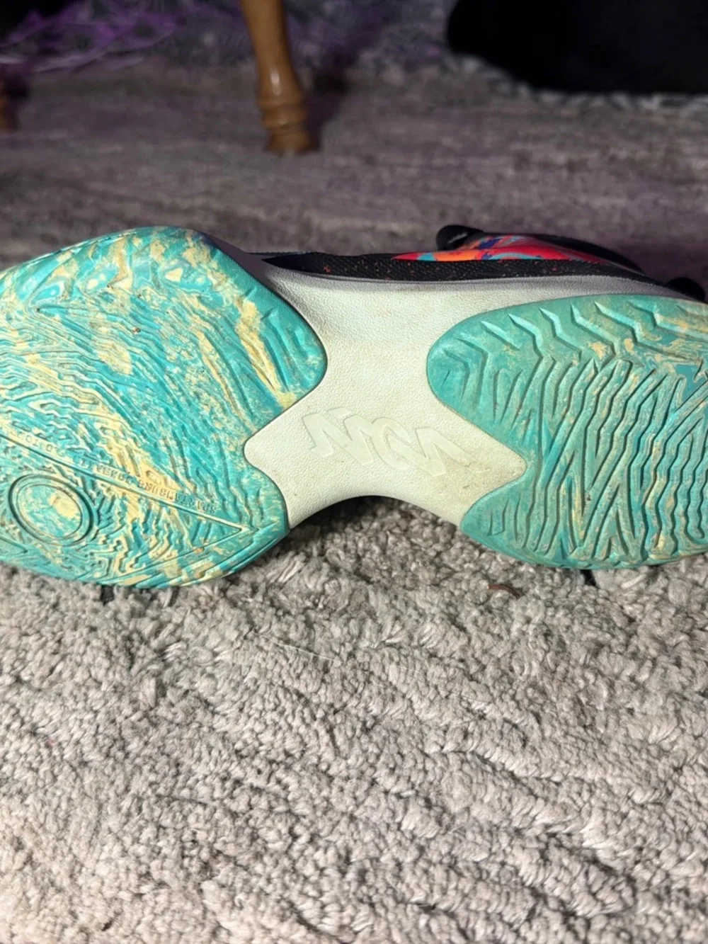 Jordan Zion 1 “Cone Black Hyper Jade” (also known as “Planet Z”)